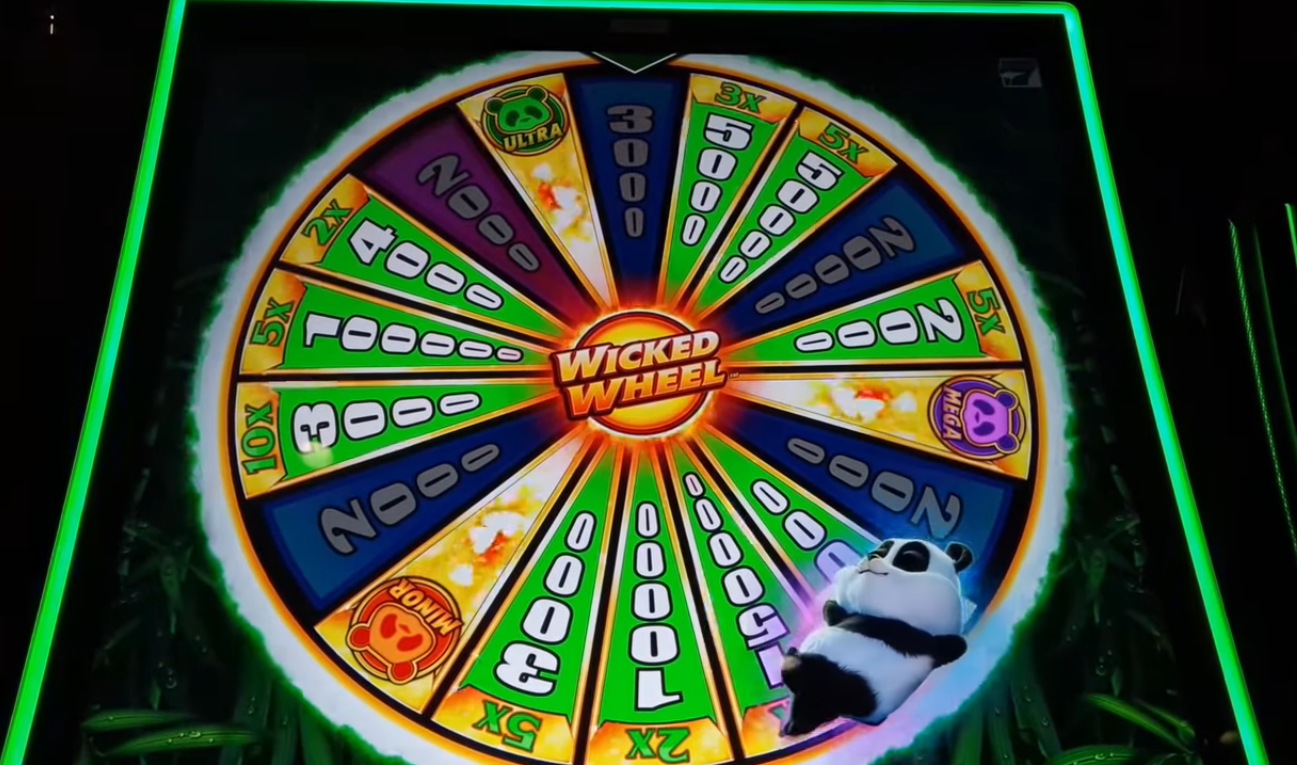 Wicked Wheel Panda Slot Machine by